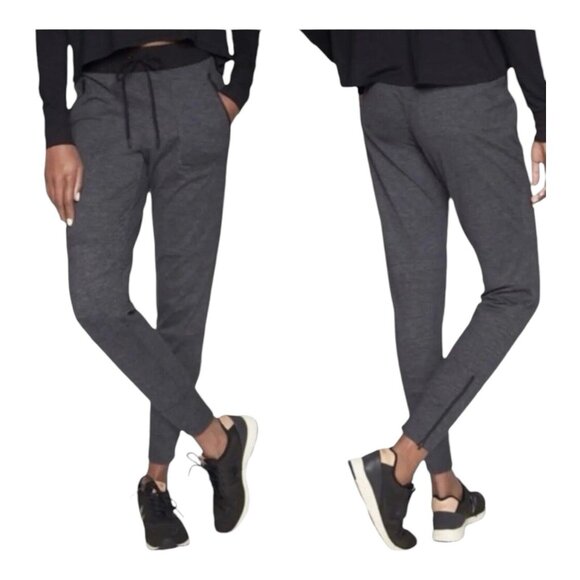 Athleta Pants - Athleta Flux Street Jogger Charcoal Grey Heather Sweatpants 870874 Women Size XS